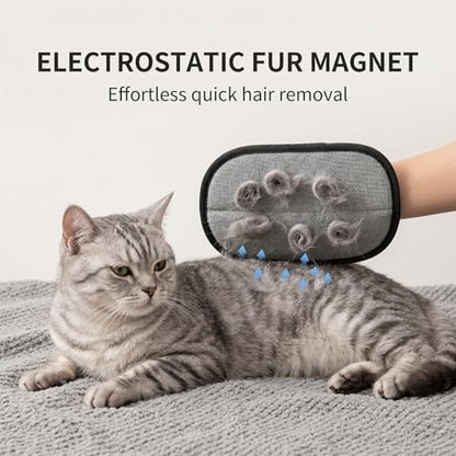 Guante Quitapelos Electrostático para Mascotas ZHIQIN